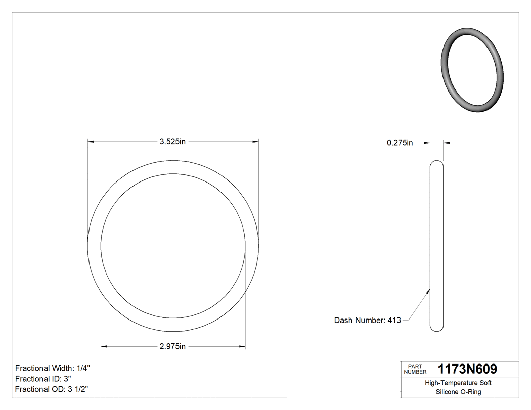 Technical drawing - 1173N609